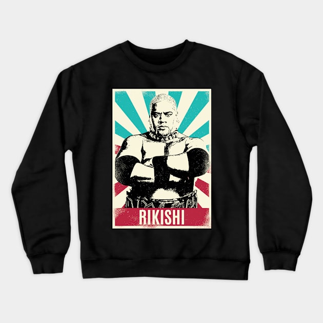 Vintage Retro Rikishi Crewneck Sweatshirt by Bengkel Band